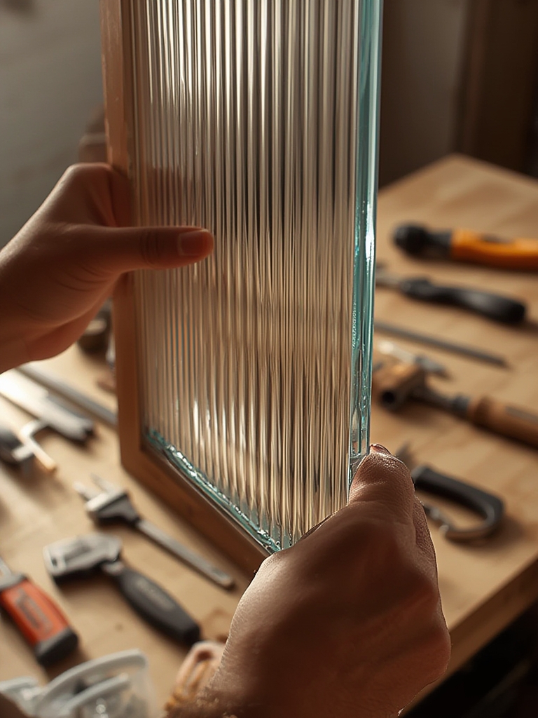 fluted glass cabinet - Illustration 2