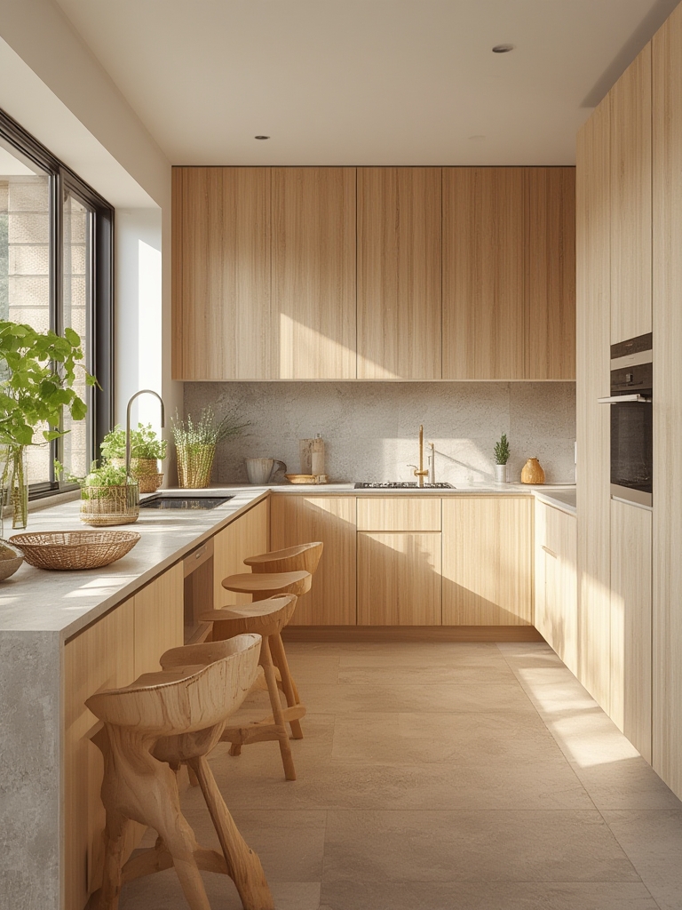 organic modern kitchen - Illustration 3